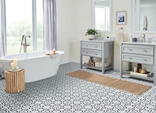 Load image into Gallery viewer, Cushionstep Amador Medallion|Heirloom Gray 12'|B3383401 - Sample