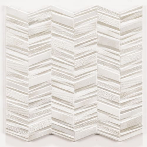 Denali - Chevron|Stratus White|P-STDWTJTCHVSTRWHT-I - Sample