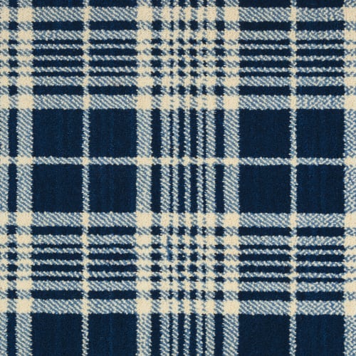 Ax Plaid|Navy|P-Ax Plaid 140-N - Sample