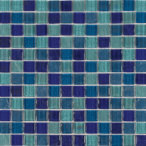 Astral|Blendstone 1x1 Glass Mosaic|PD-TASTREABLENDST11-I - Sample