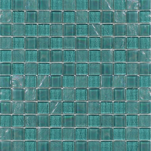 Astral|Greenstone 1x1 Glass Mosaic|PD-TASTREAGREENST11-I - Sample