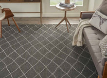 Load image into Gallery viewer, Abstract Trellis|Charcoal|PN-Abstract Trellis 47-N - Sample