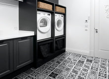 Load image into Gallery viewer, Tile Collection|Abstract Black White|S1113 - D9836 - Sample