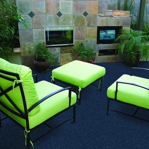 Inertia 18" X 18" Premium Peel And Stick Carpet Tiles Black Ice