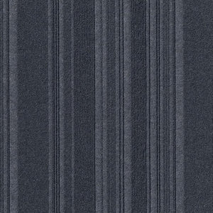 Issac 24" X 24" Premium Peel And Stick Carpet Tiles Ocean Blue