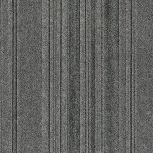 Issac 24" X 24" Premium Peel And Stick Carpet Tiles Sky Grey