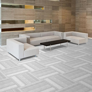 Issac 24" X 24" Premium Peel And Stick Carpet Tiles Taupe - Sample