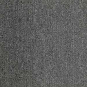Luminary 24" X 24" Premium Peel And Stick Carpet Tiles Sky Grey