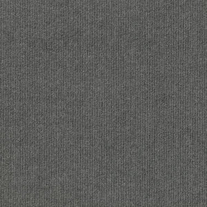 Luminary 24" X 24" Premium Peel And Stick Carpet Tiles Sky Grey - Sample