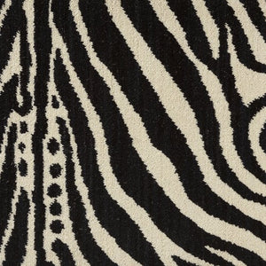 In The Wild Wild Zebra - Ivory Zebra - Sample