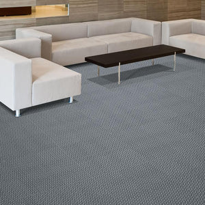 Orbit 24" X 24" Premium Peel And Stick Carpet Tiles Dark Navy