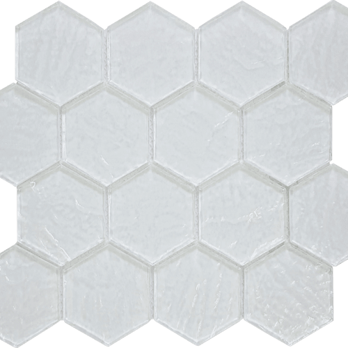 Baikal Alabaster 3 Hex Mosaic  - Sample