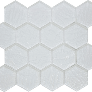 Baikal Alabaster 3 Hex Mosaic  - Sample