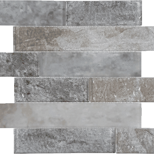 Baikal Hazel/Natural Multi Linear 2X6 Mosaic  - Sample