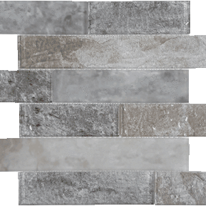 Baikal Hazel/Natural Multi Linear 2X6 Mosaic  - Sample