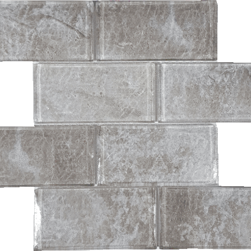 Baikal Natural 3X6 Convex Glass Mosaic  - Sample