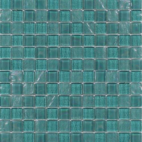 Astral Greenstone 1X1 Glass Mosaic  - Sample