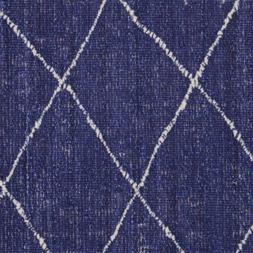 Abstract Trellis Indigo  - Sample