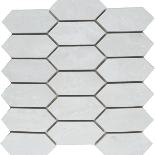 Isola Ivory 2X5 Picket Matte Mosaic  - Sample