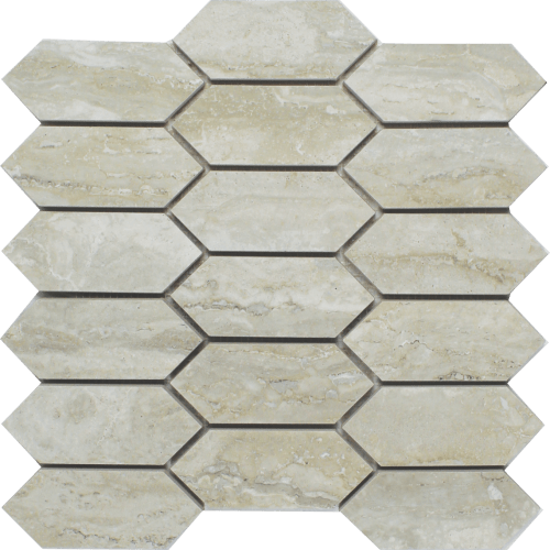 Isola Natural 2X5 Picket Matte Mosaic  - Sample