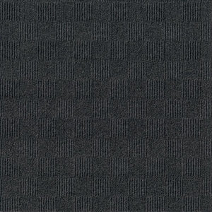 Prism 24" X 24" Premium Peel And Stick Carpet Tiles Black Ice