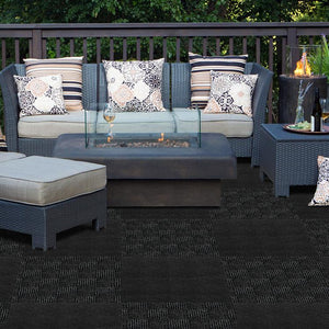 Prism 24" X 24" Premium Peel And Stick Carpet Tiles Sky Grey