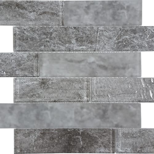 Baikal Hazel Multi-Linear 2X6 Glossy  Matte Mosaic  - Sample