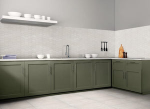 Isola Ivory 2X5 Picket Matte Mosaic  - Sample